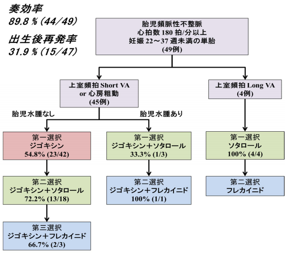 胎児頻脈性不整脈に対する世界初の多施設共同臨床試験