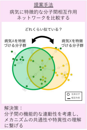 病気の類似性から創薬標的や治療薬を探索する機械学習手法を開発