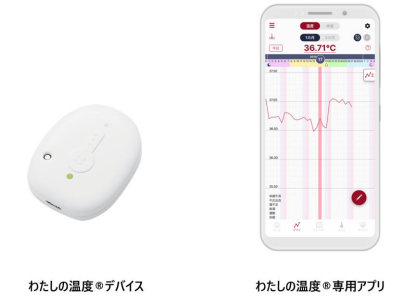 寝ている間に女性特有の高温期と低温期の周期を把握できる「わたしの温度®」を発売～ドコモはフェムテックを通じて、女性のライフステージに応じた健康管理をサポートします～