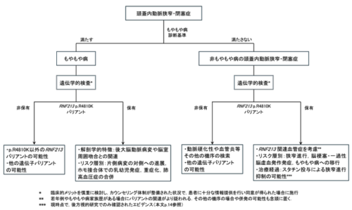 「RNF213バリアントの臨床的意義と情報提供のあり方に関する提言」発表